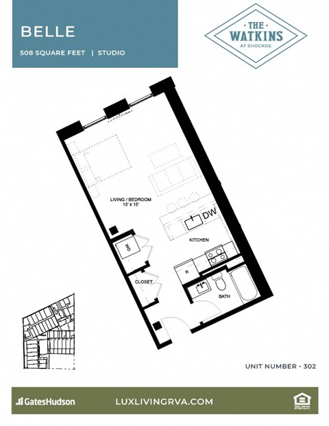 a floor plan of a bedroom apartment